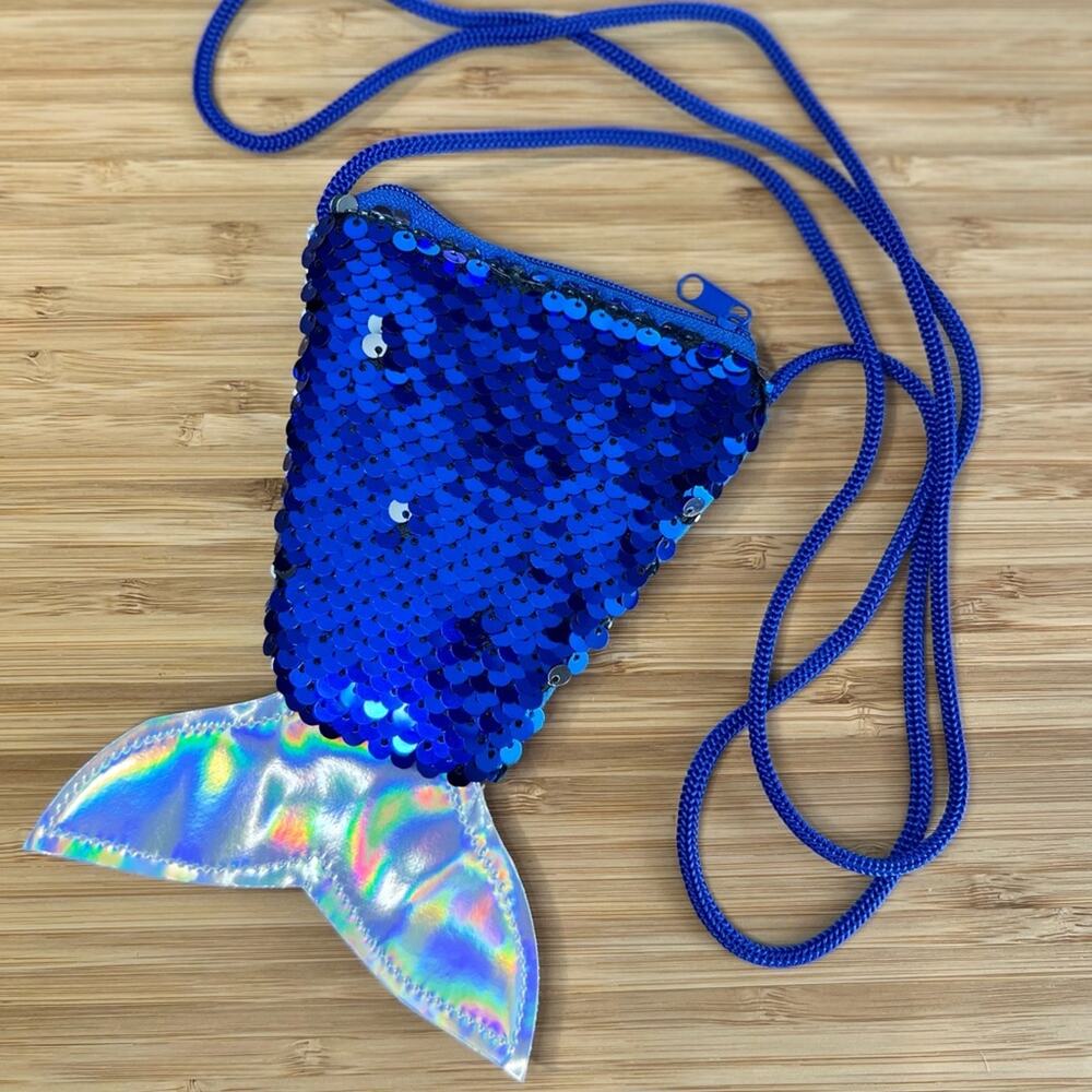 Mermaid Tail Sequined Crossbody Bag